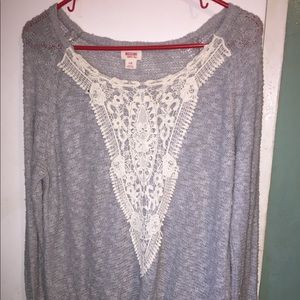 Long Knit Gray Top!
